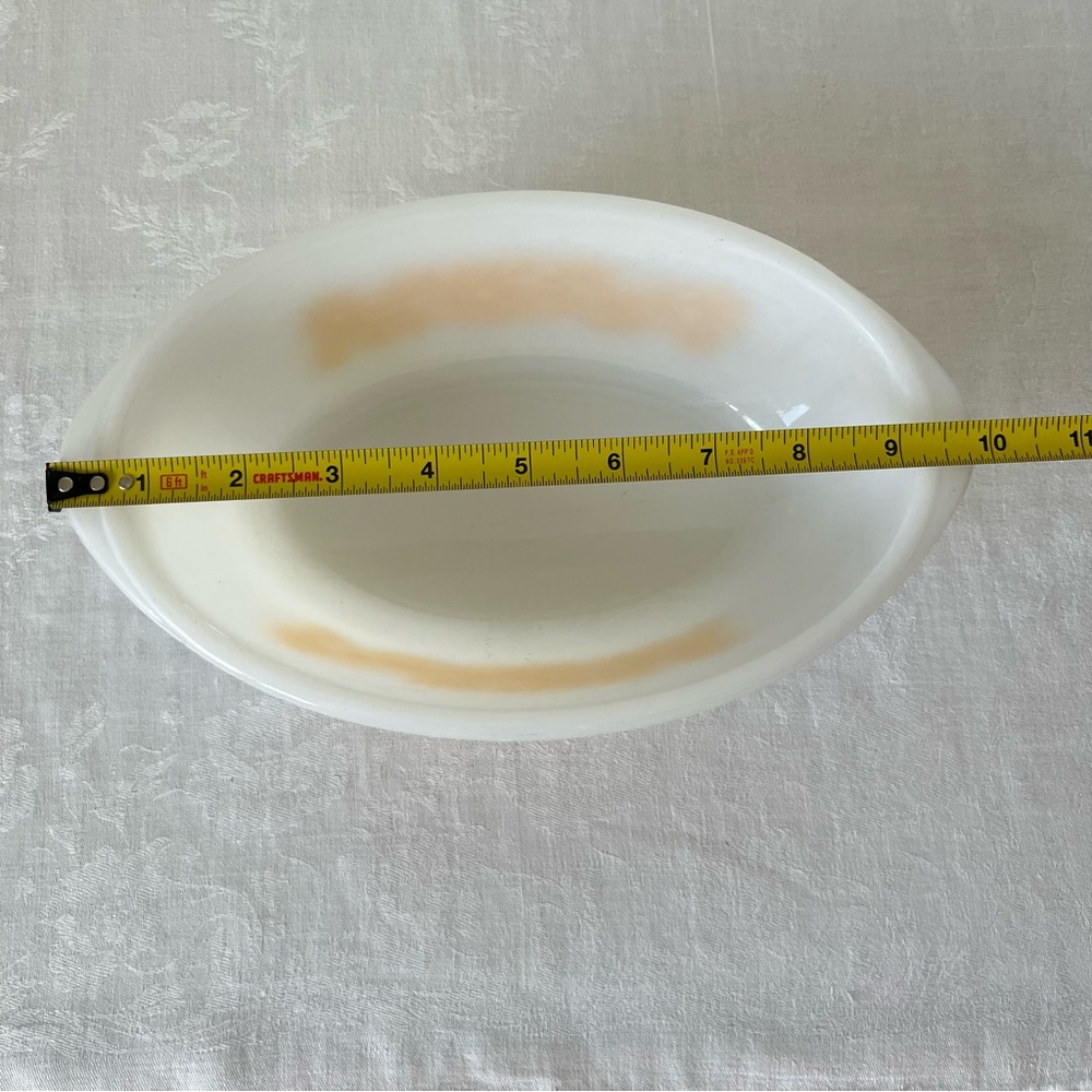 Vintage Glasbake 1 QT. White and Yellow Floral Baking Casserole Dish - Picture 7 of 14